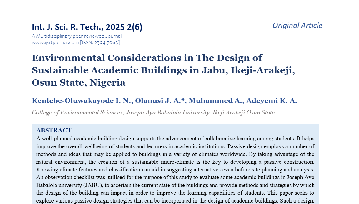 IJSRT Journal