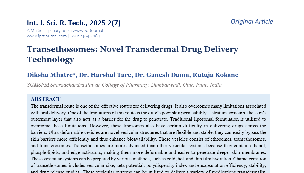 IJSRT Journal