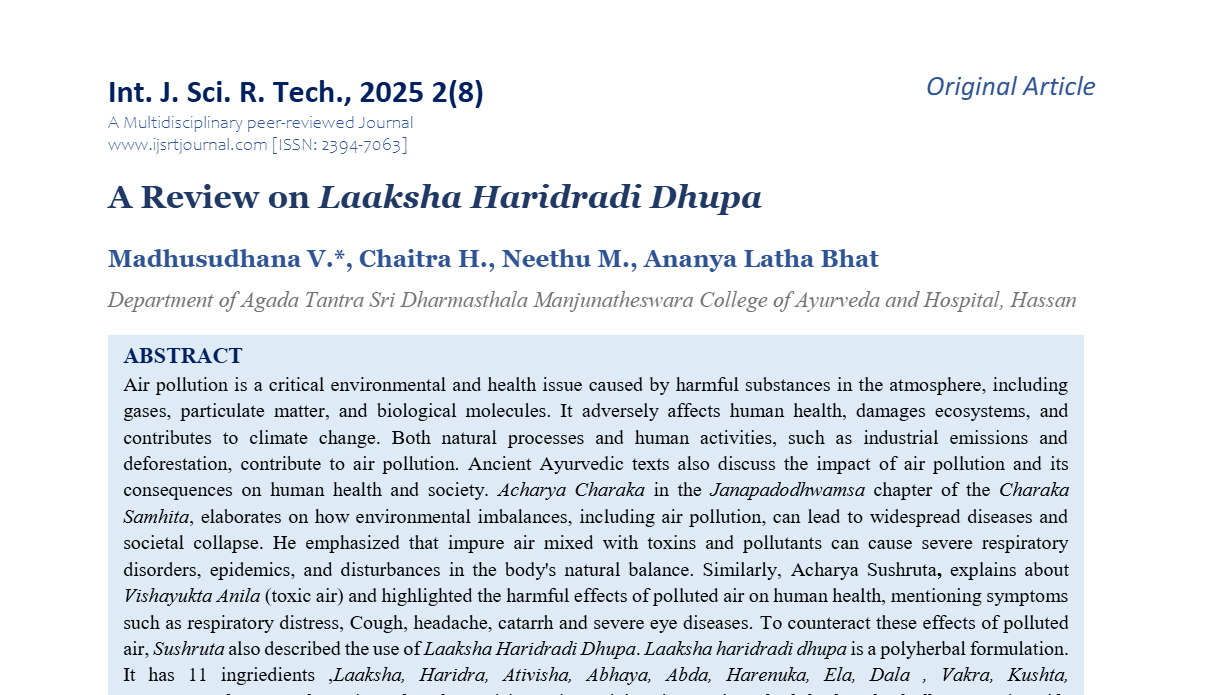 IJSRT Journal