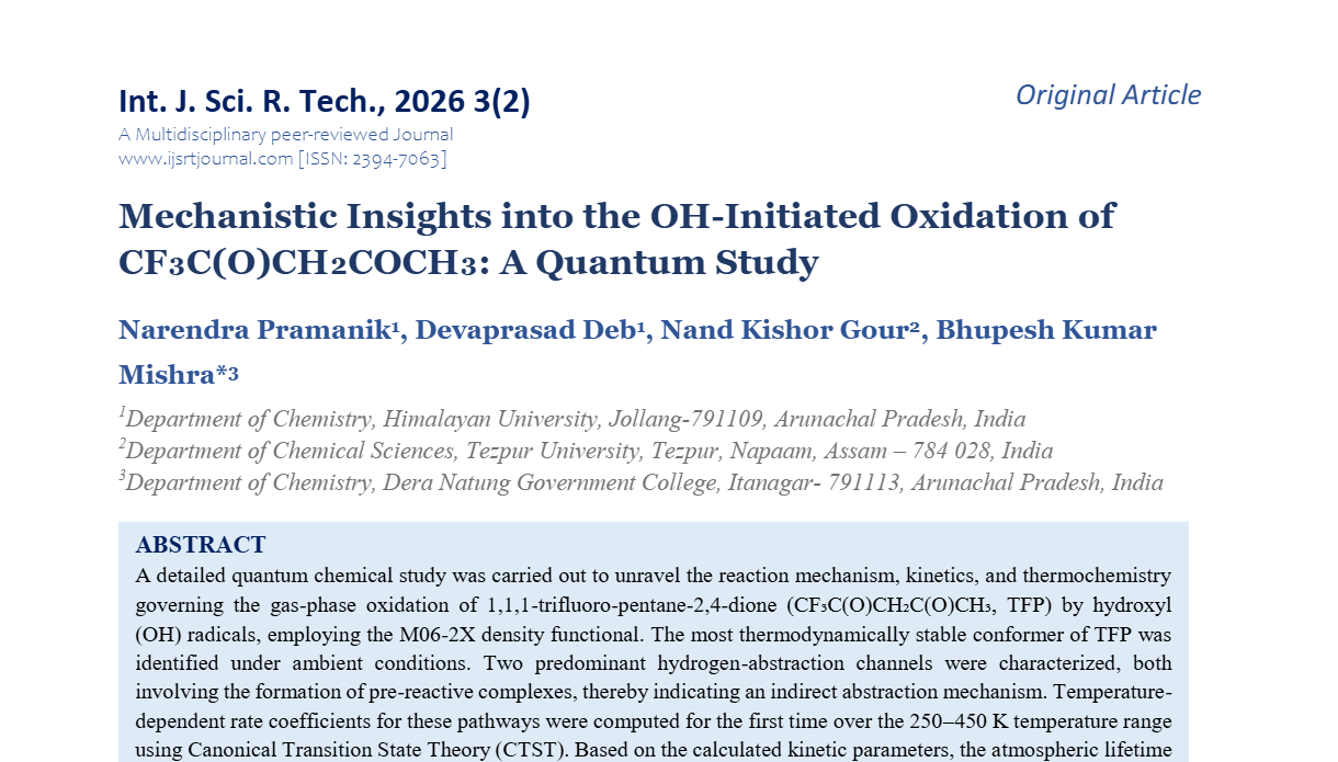 Mechanistic Insights into the OH-Initiated Oxidation of CF?C(O)CH?COCH?: A Quantum Study
