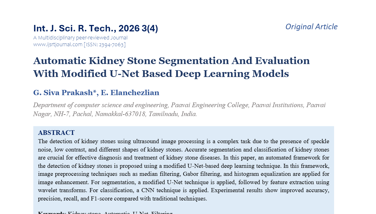IJSRT Journal