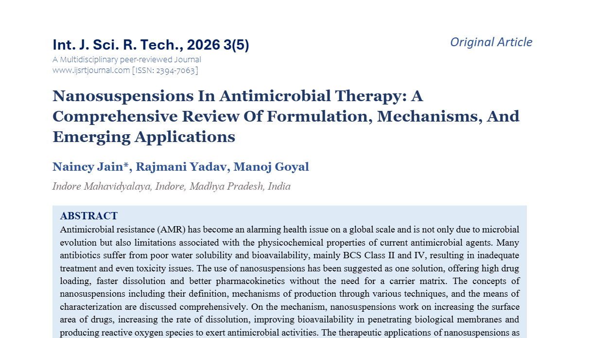 IJSRT Journal