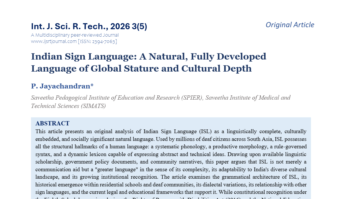 IJSRT Journal
