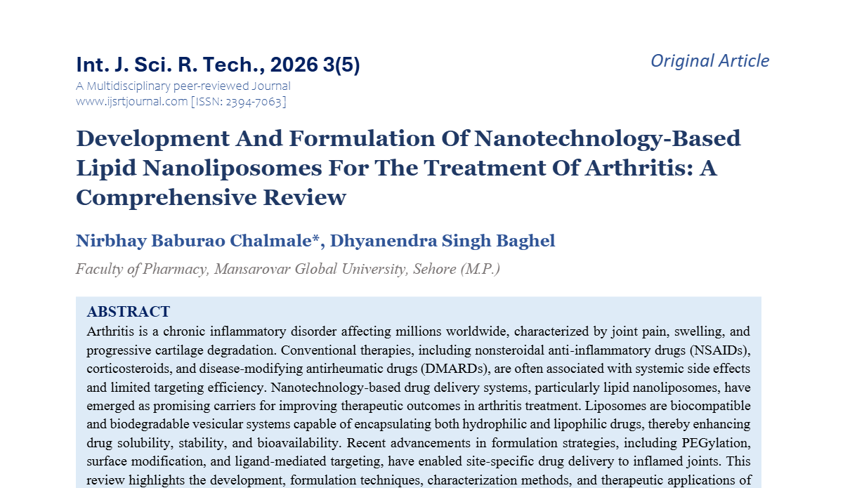IJSRT Journal