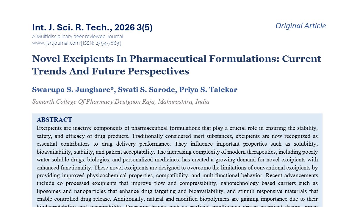 IJSRT Journal