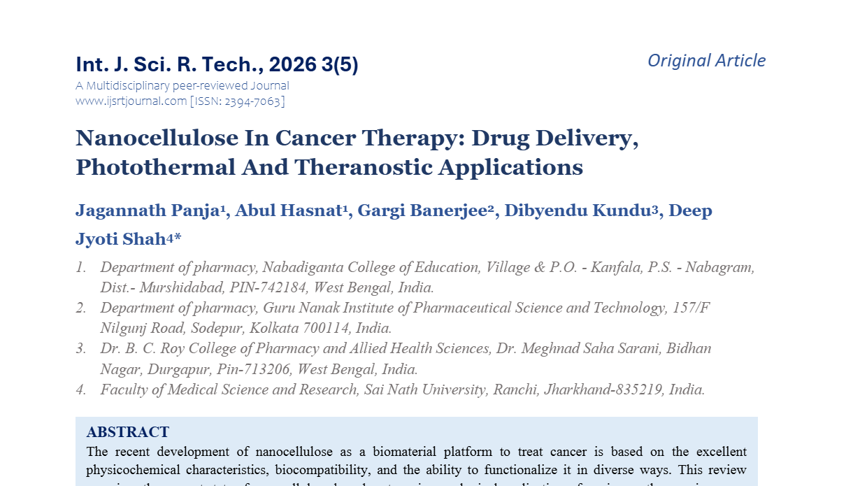 IJSRT Journal