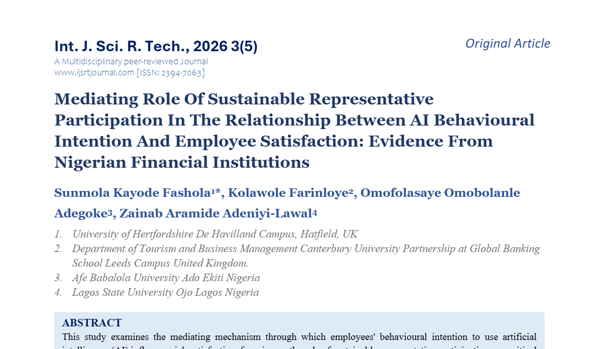 IJSRT Journal