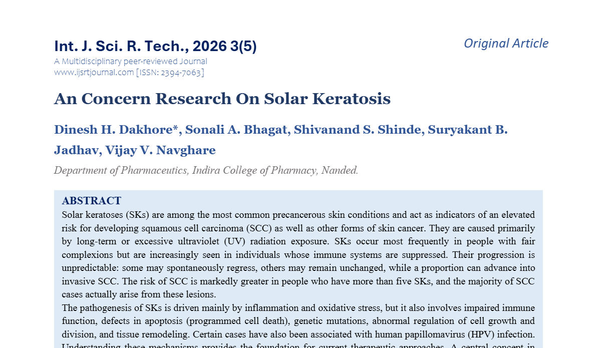 IJSRT Journal