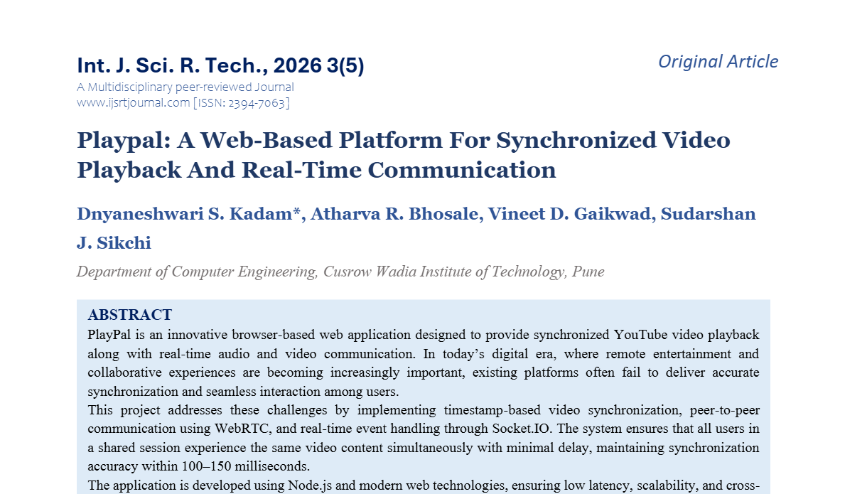 IJSRT Journal