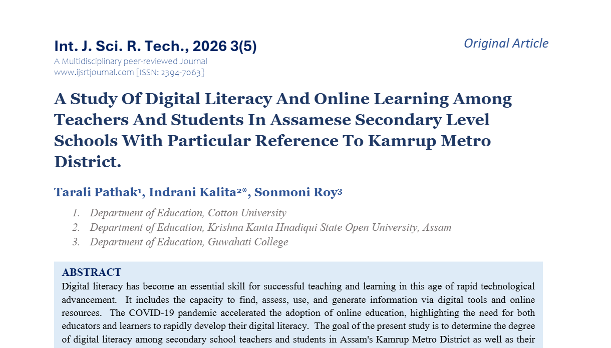 IJSRT Journal