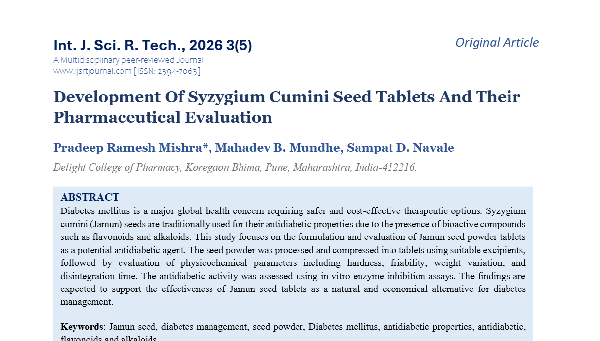IJSRT Journal