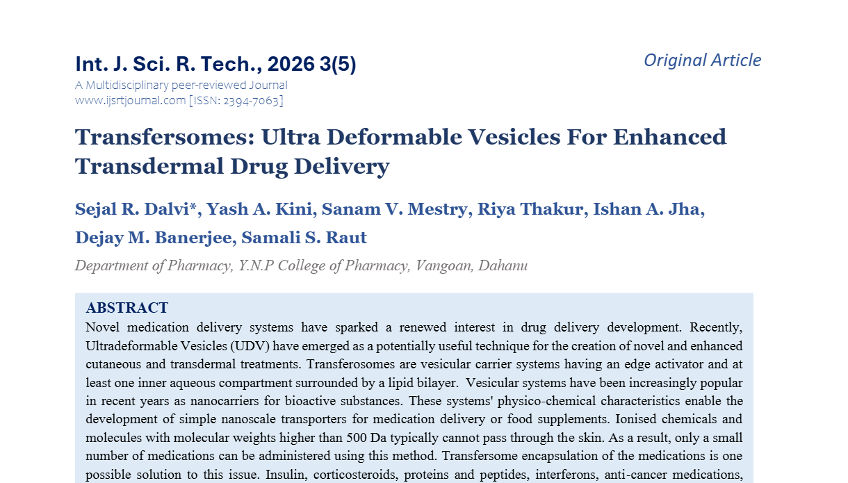 IJSRT Journal