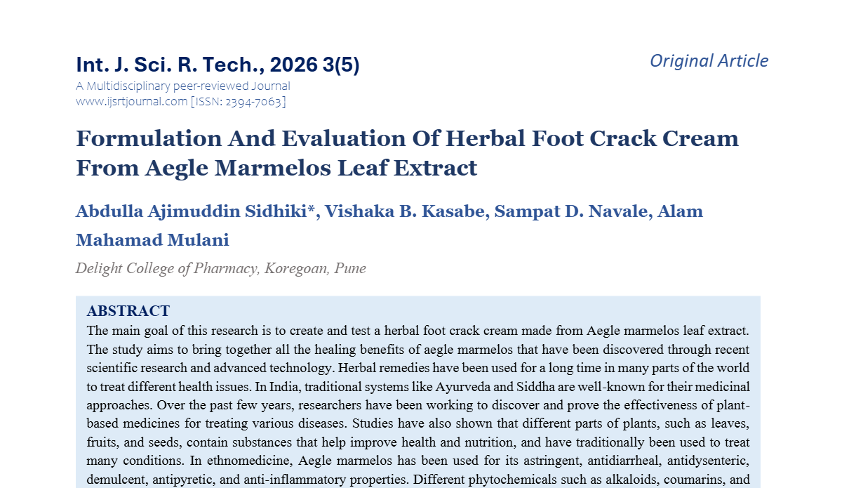IJSRT Journal