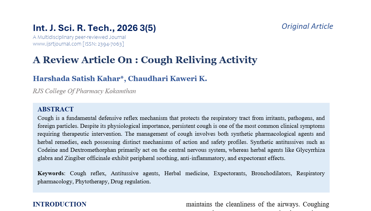 IJSRT Journal