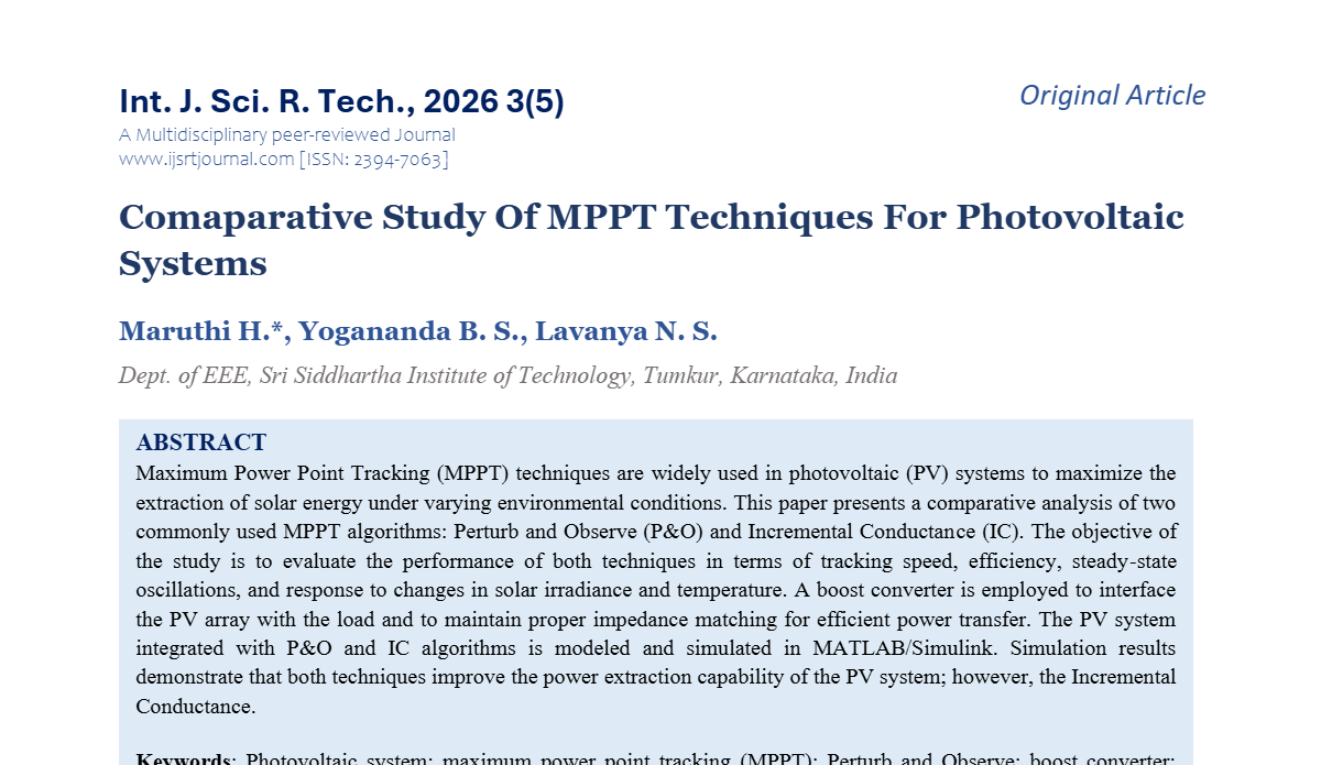 IJSRT Journal