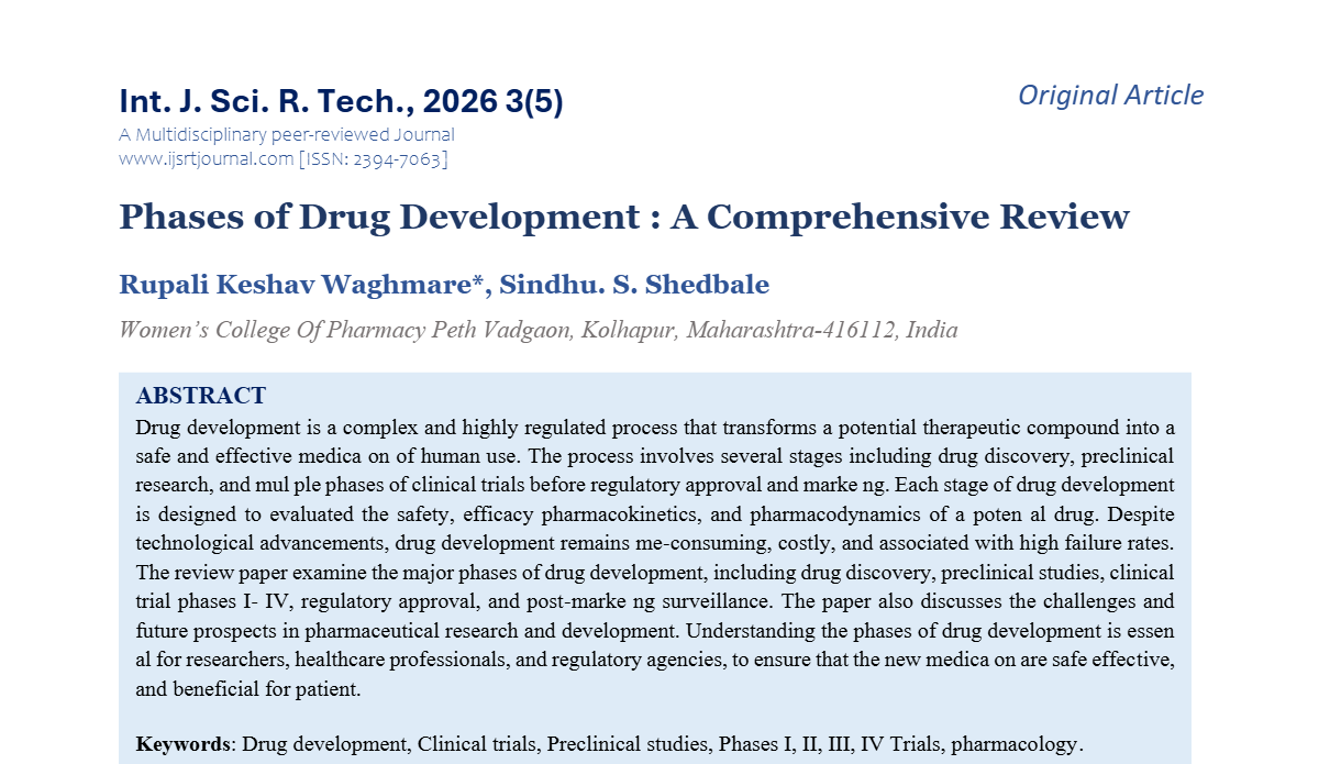 IJSRT Journal