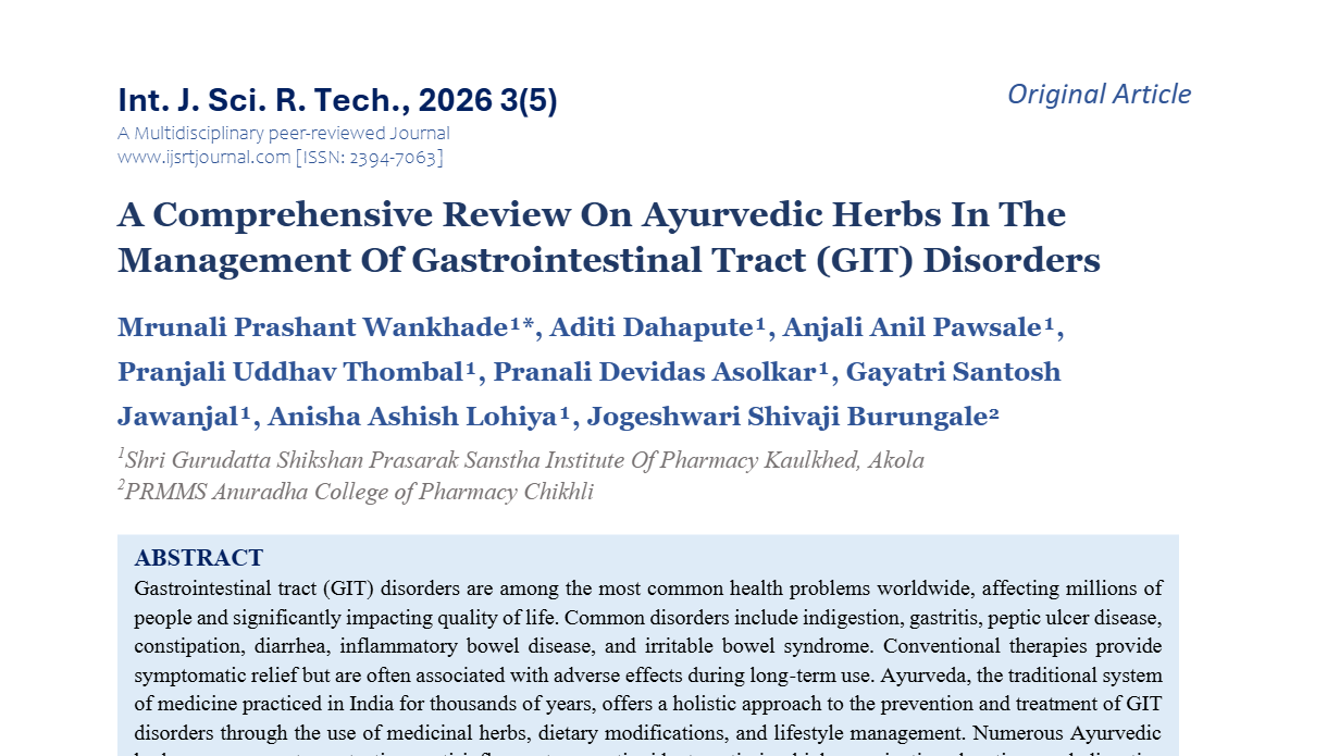 IJSRT Journal