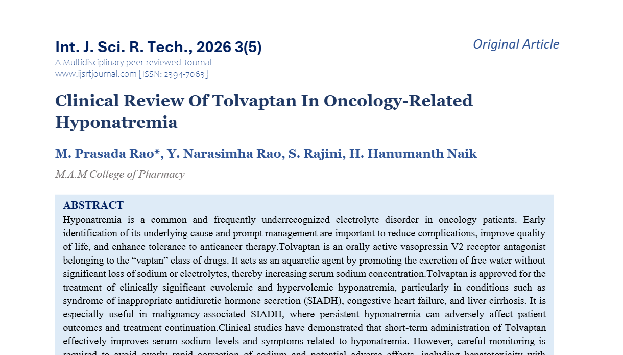 IJSRT Journal