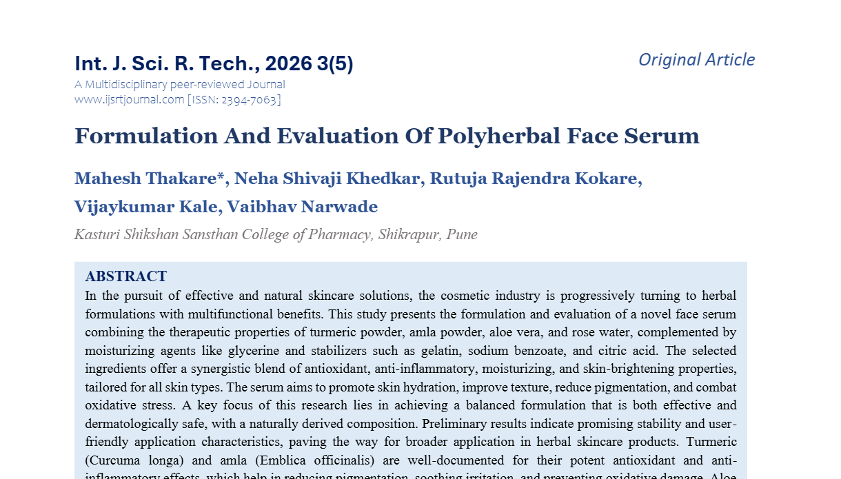 IJSRT Journal