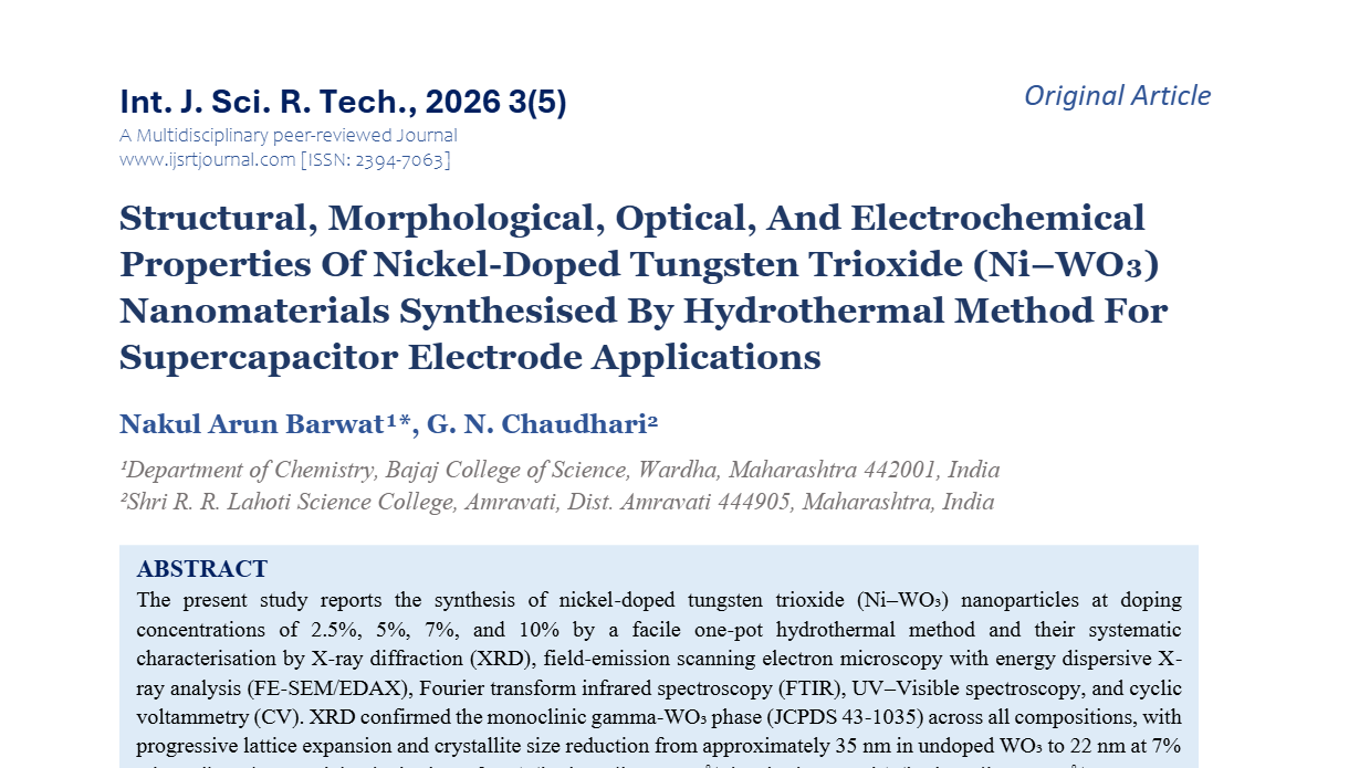 IJSRT Journal