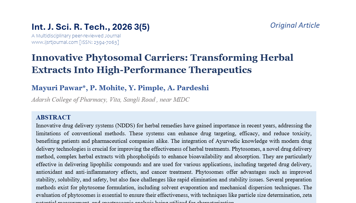 IJSRT Journal