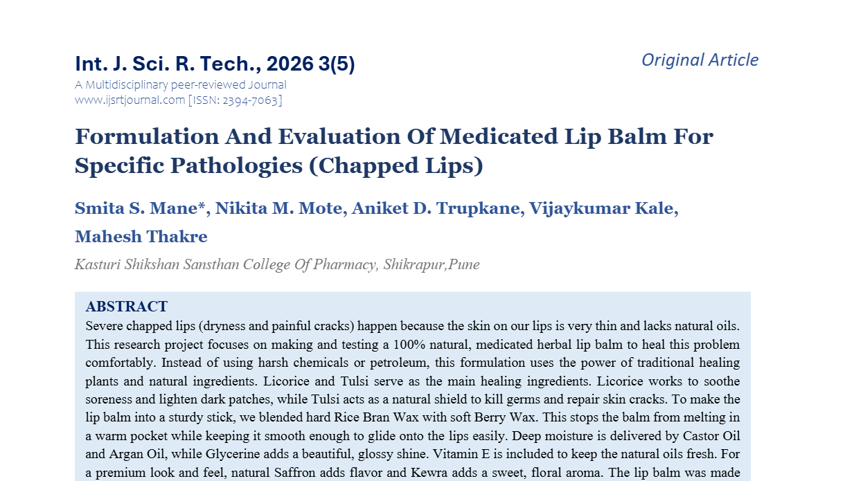IJSRT Journal