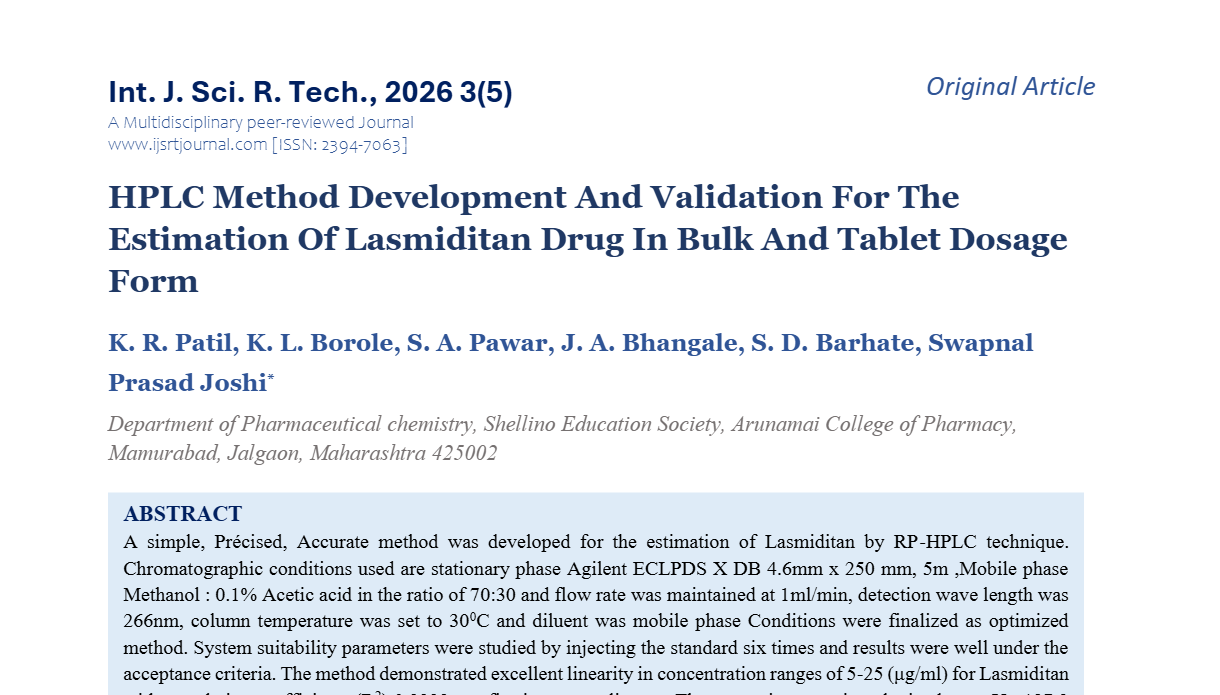 IJSRT Journal