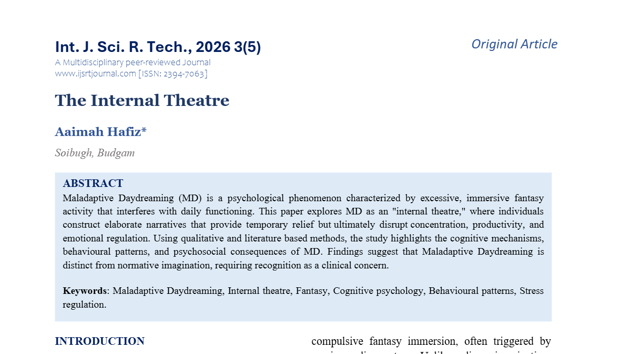 IJSRT Journal