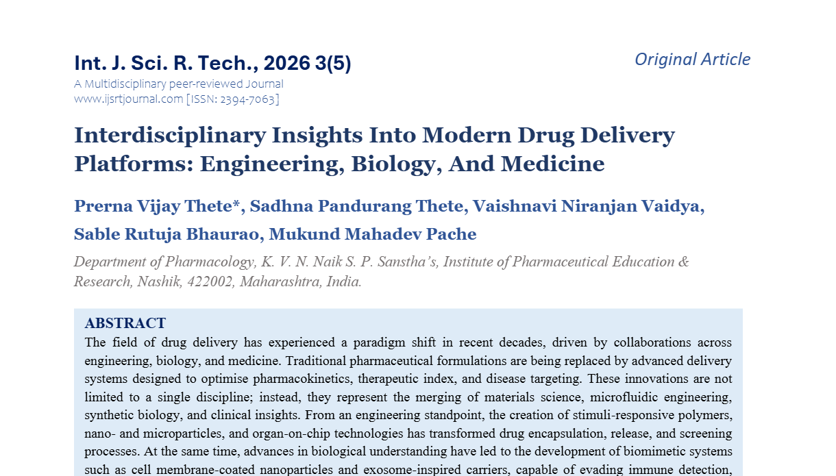 IJSRT Journal