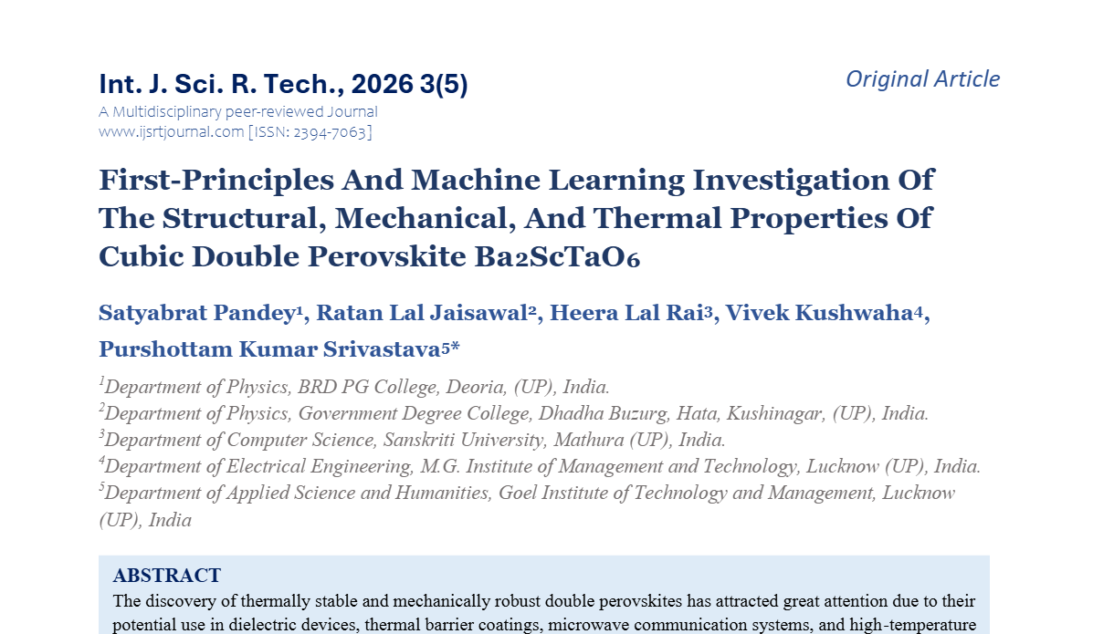IJSRT Journal
