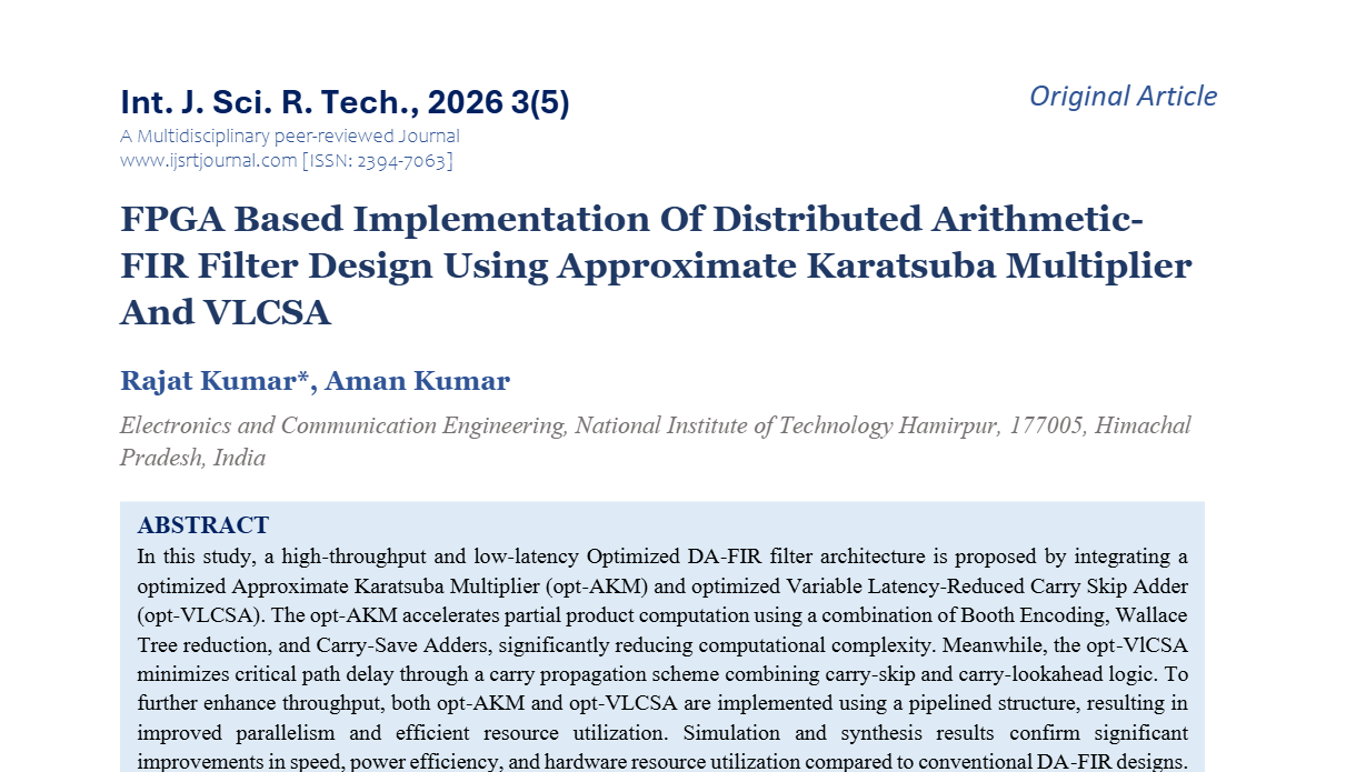 IJSRT Journal