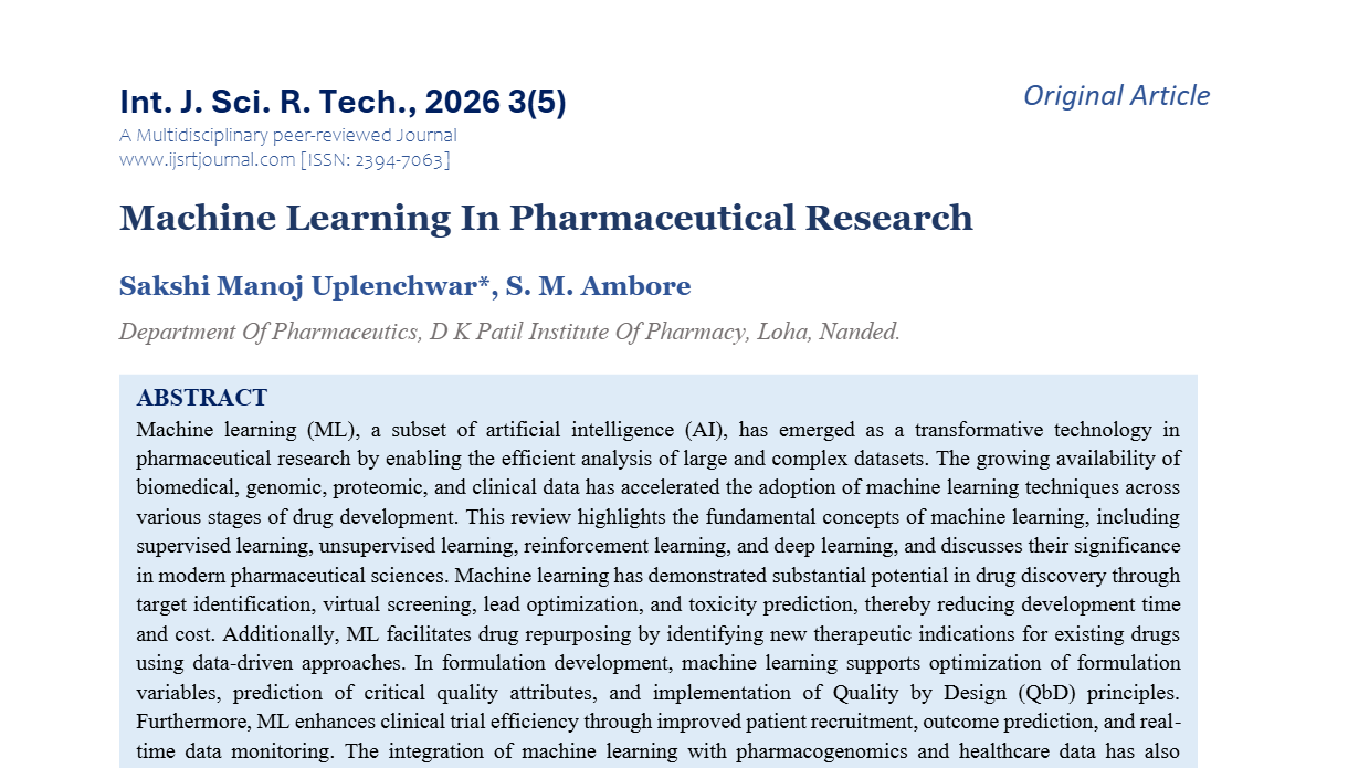 IJSRT Journal