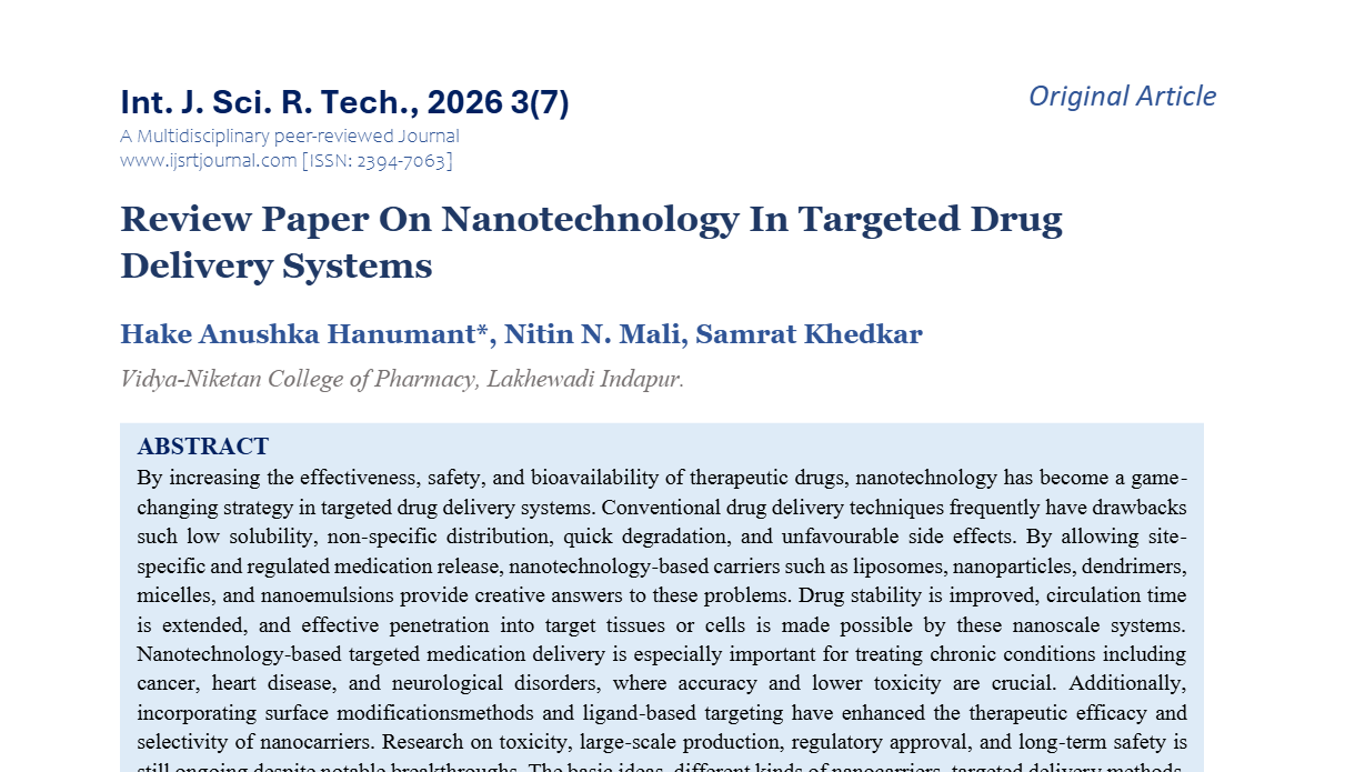 IJSRT Journal