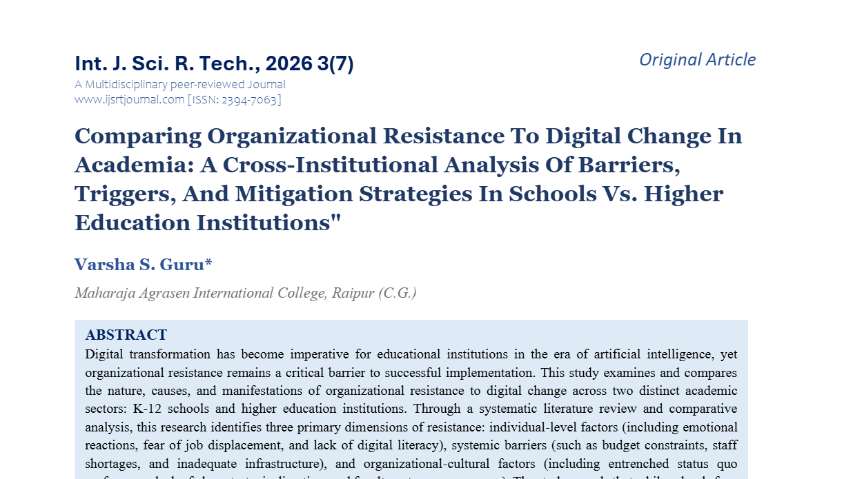 IJSRT Journal