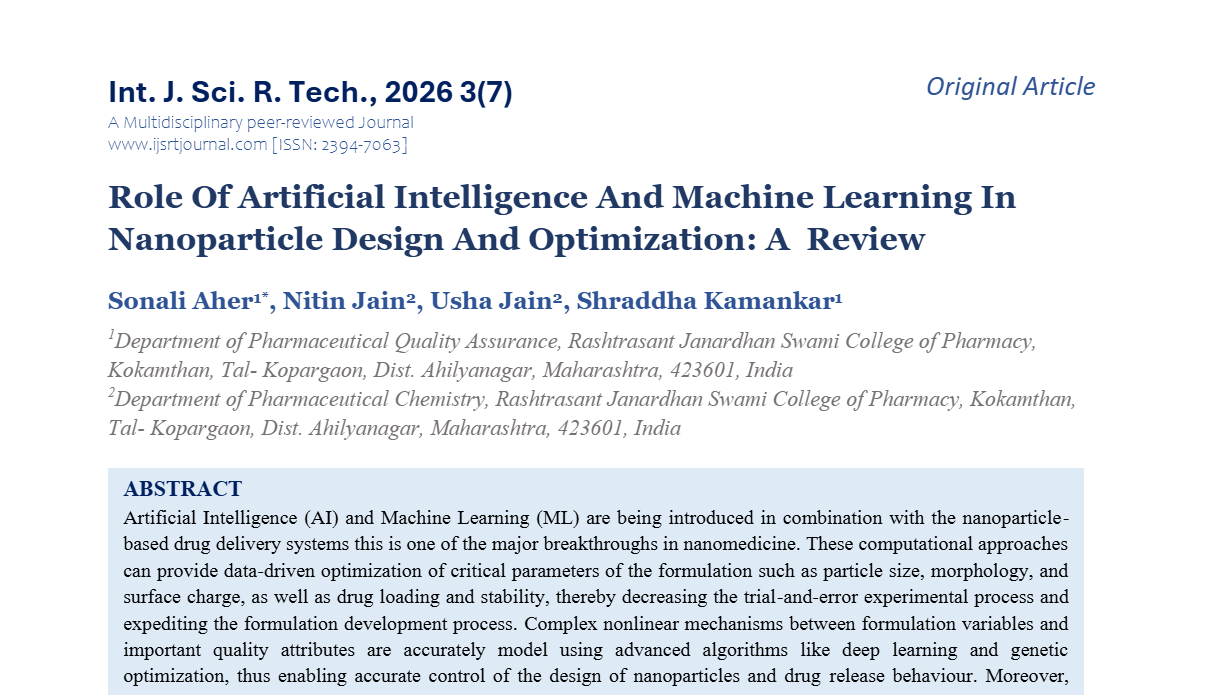 IJSRT Journal