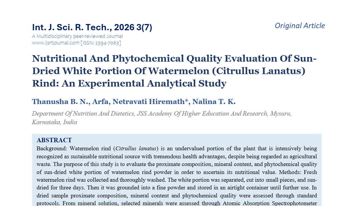 IJSRT Journal