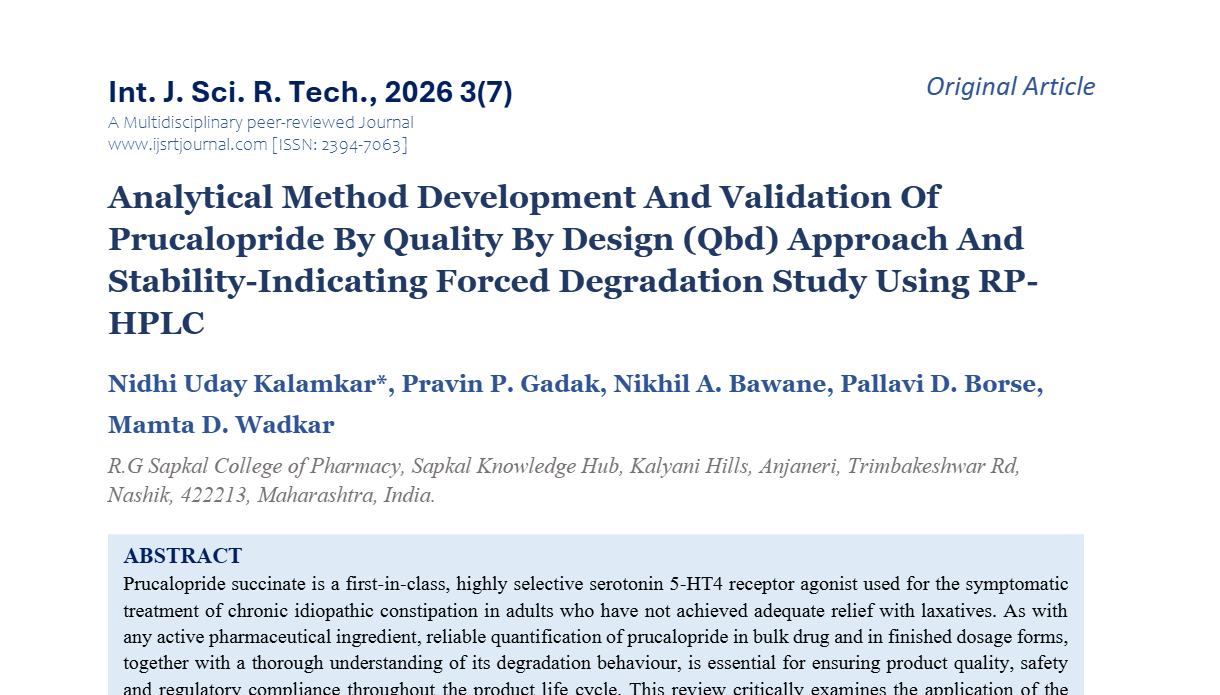 IJSRT Journal