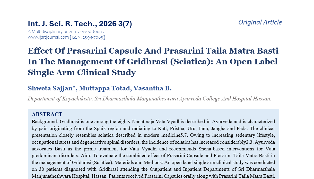 IJSRT Journal
