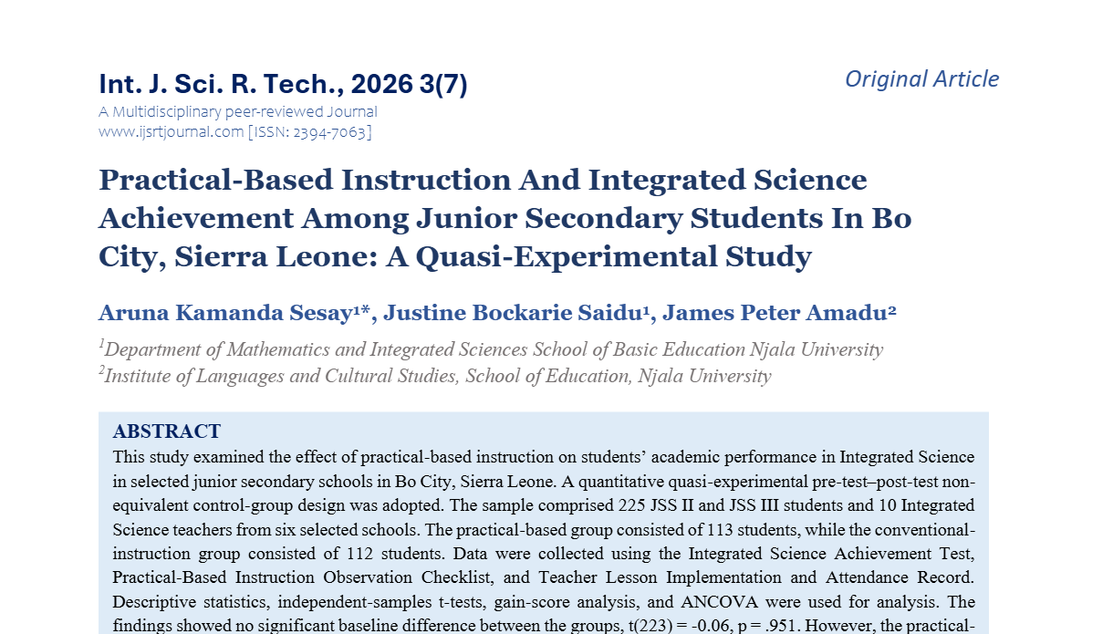 IJSRT Journal