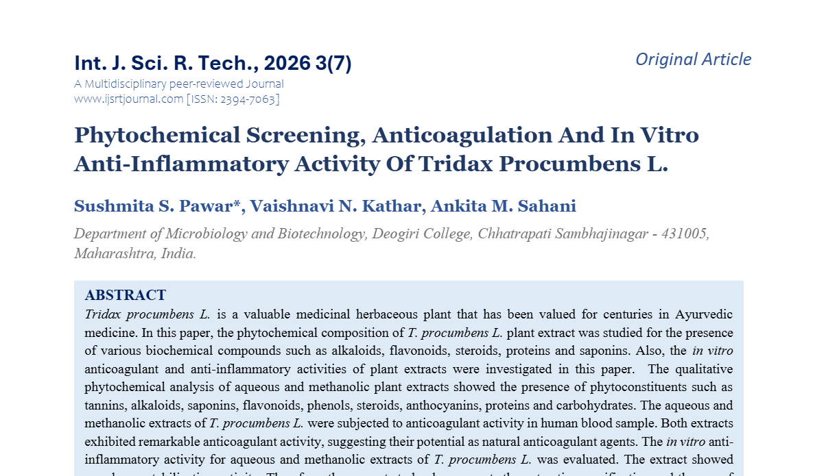IJSRT Journal
