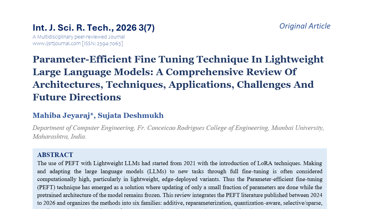 IJSRT Journal