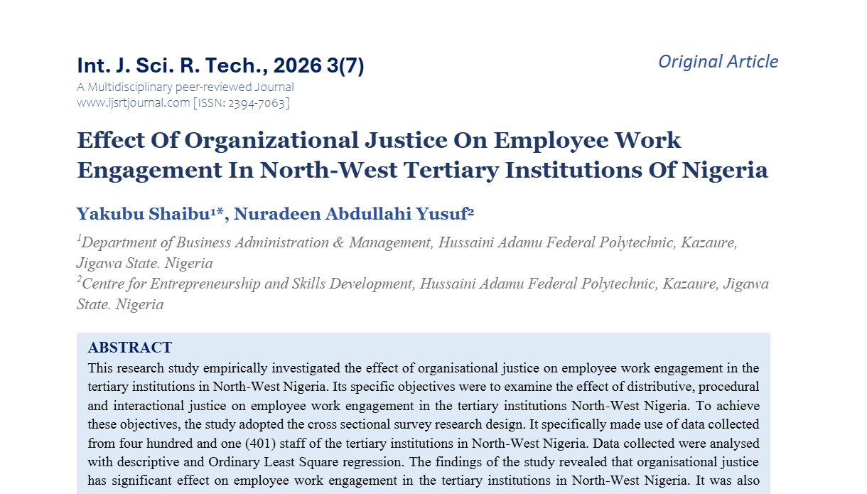 IJSRT Journal