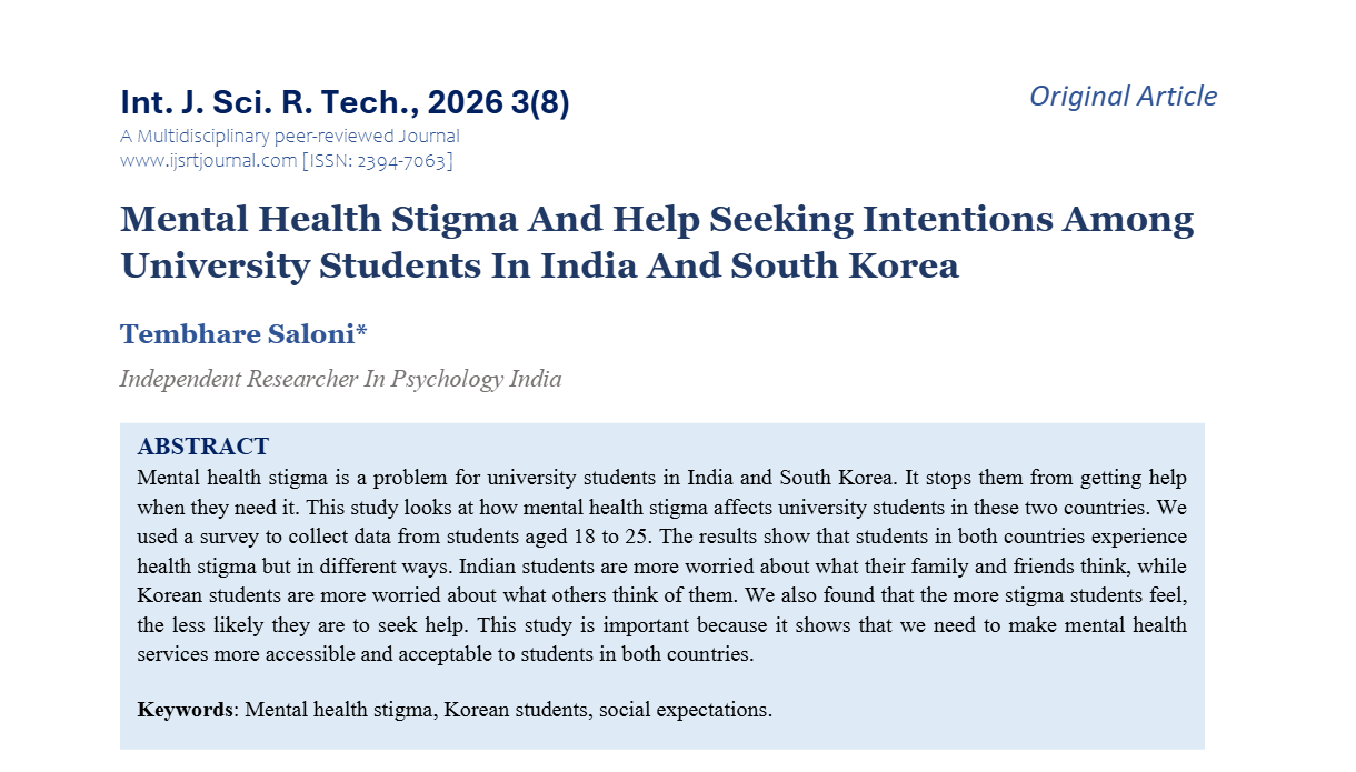 IJSRT Journal