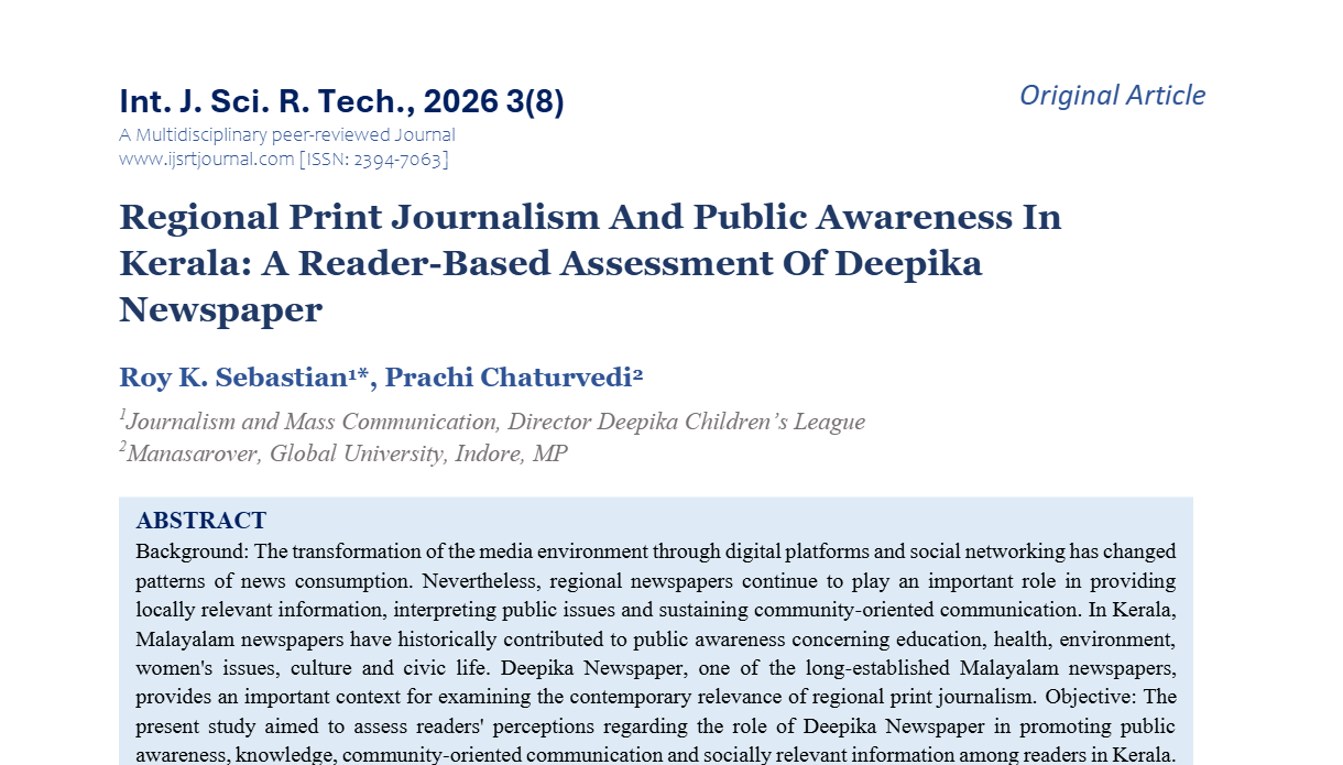 IJSRT Journal