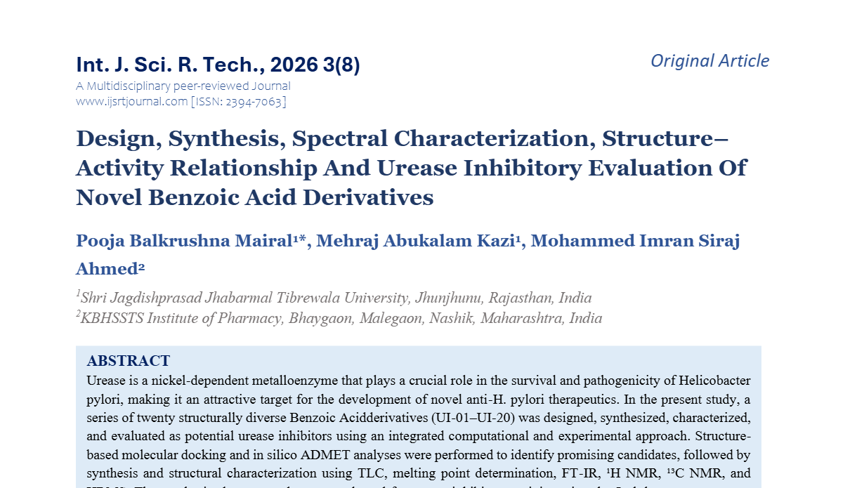IJSRT Journal