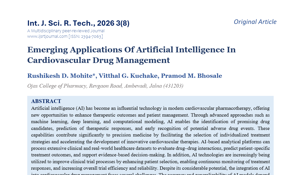 IJSRT Journal