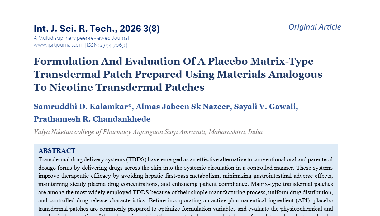 IJSRT Journal