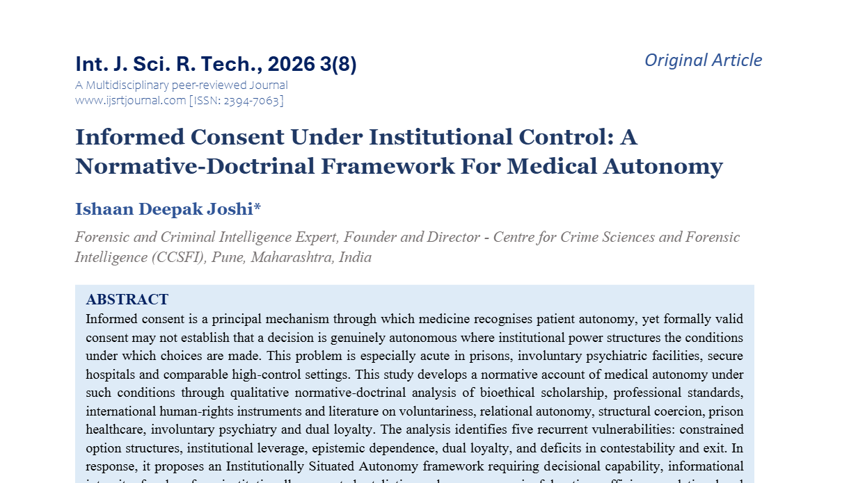 IJSRT Journal