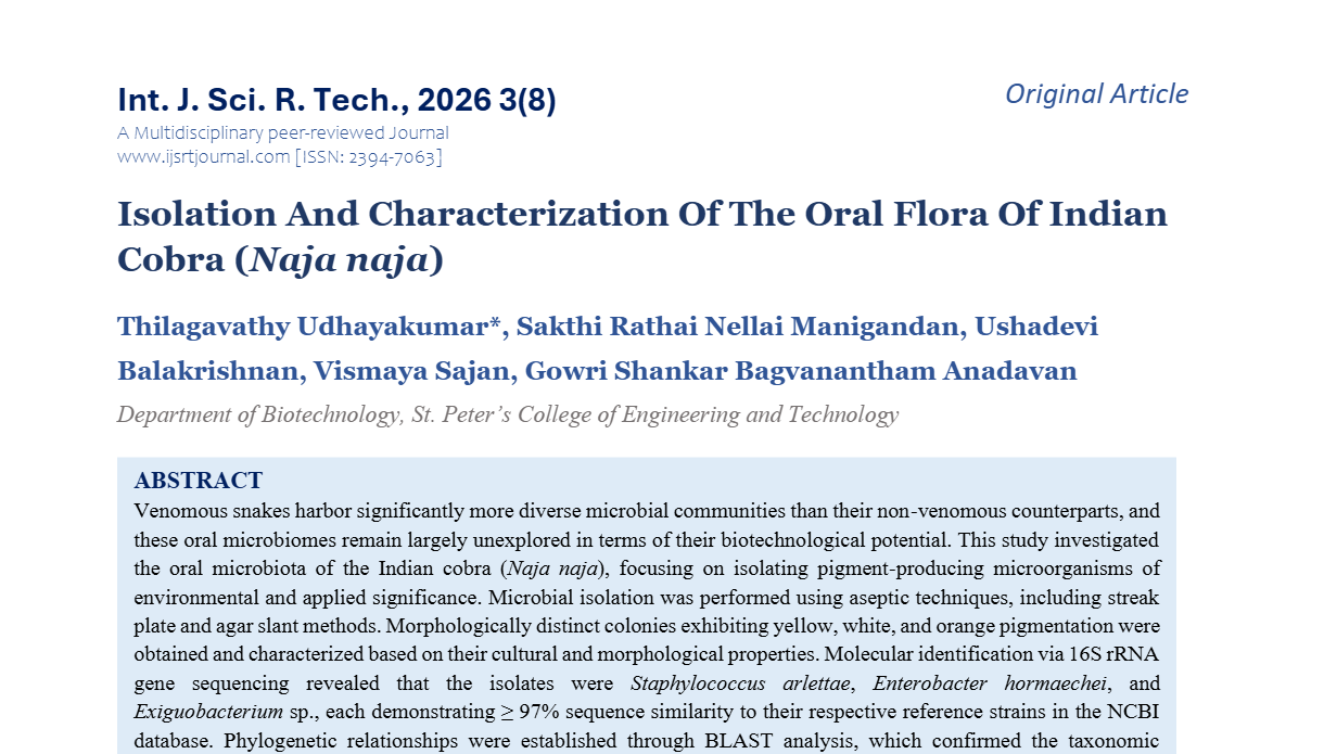 IJSRT Journal