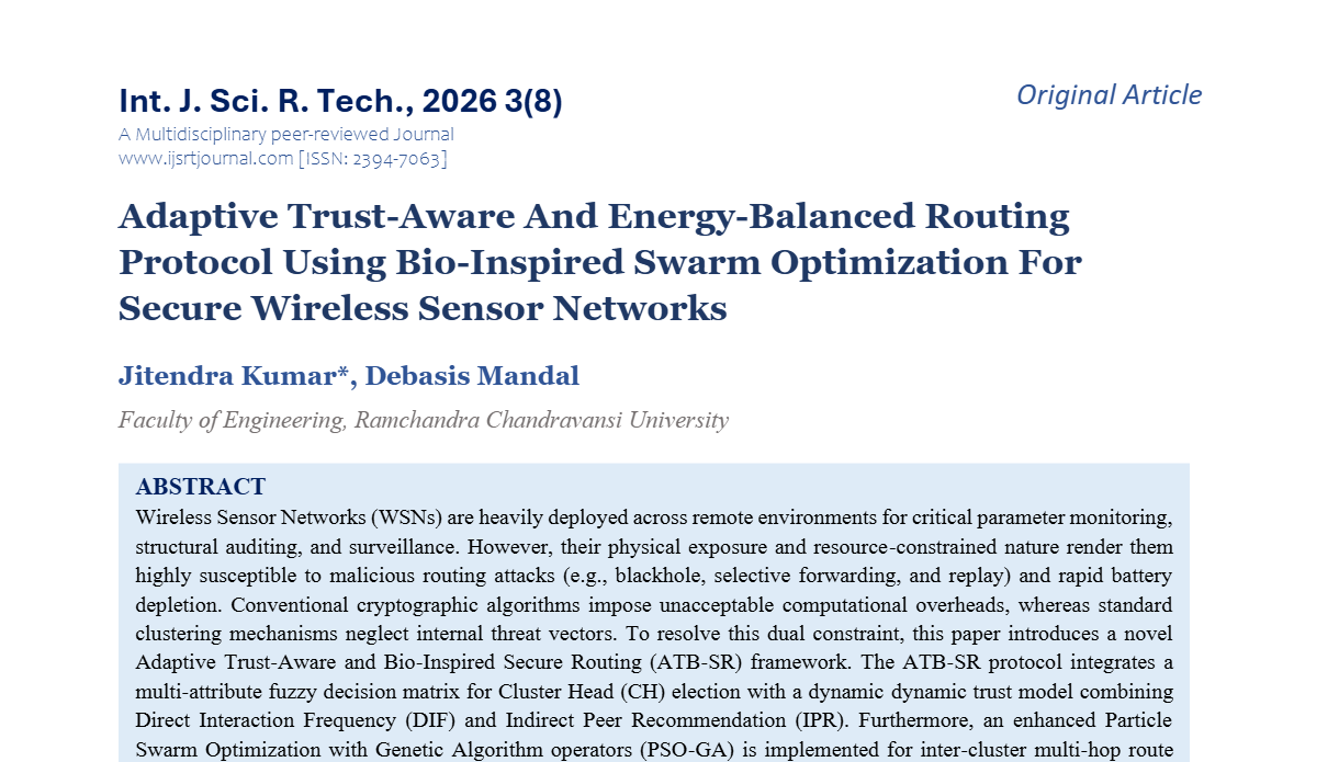 IJSRT Journal